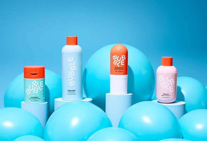 Gen-Z skin-care brand Bubble introduces first OTC product