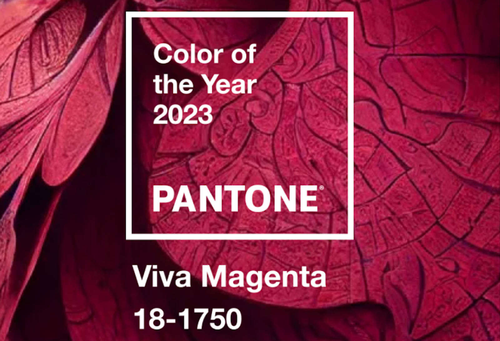 enter the magentaverse: pantone unveils 'viva magenta' as color of the year  2023